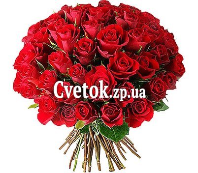 Букет красных роз с днем рождения