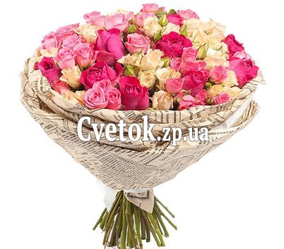 Букет кустовых роз
