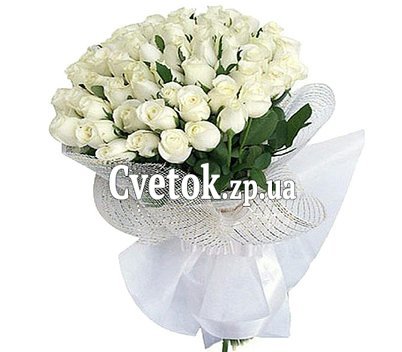 Голландские белые розы