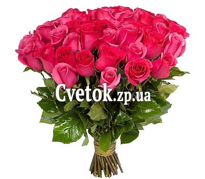 Голландские розовые розы букет