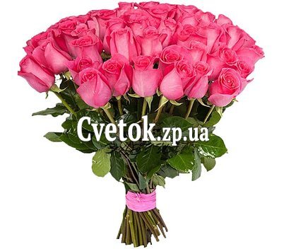 Красивый букет импортных розовых роз