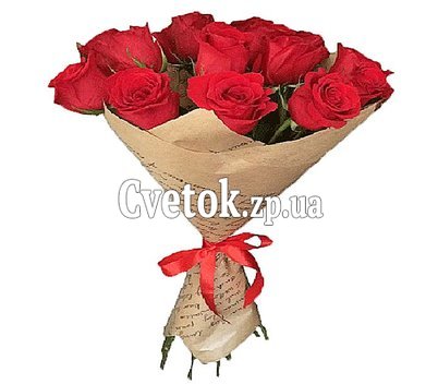 Крупные розы красного цвета