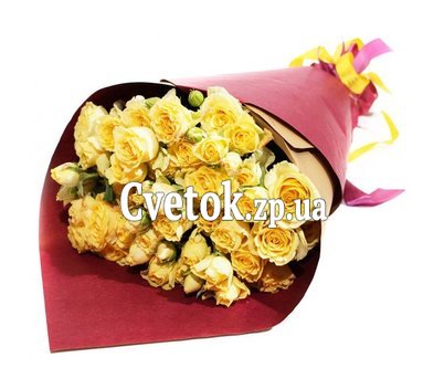 Маленькие кустовые розы
