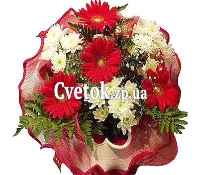 Мини букет из живых цветов