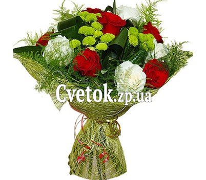 Необычный букет цветов
