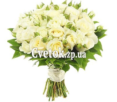 49 белых роз
