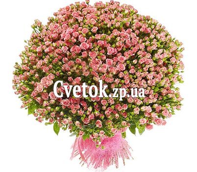 Шикарный букет из кустовых роз