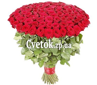 Шикарный букет красных роз