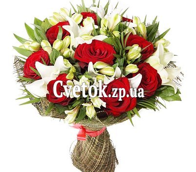 Большой букет цветов