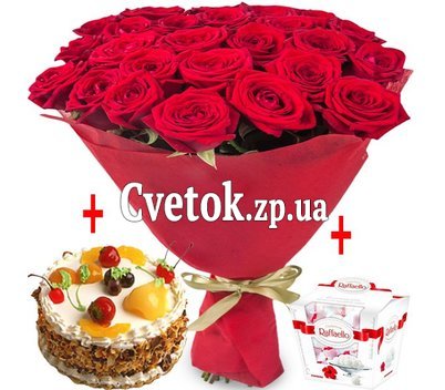 Букет и сладости