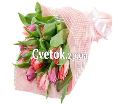 Букет из 15 тюльпанов