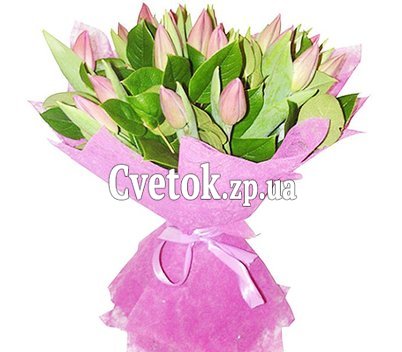 Букет из 21 тюльпана