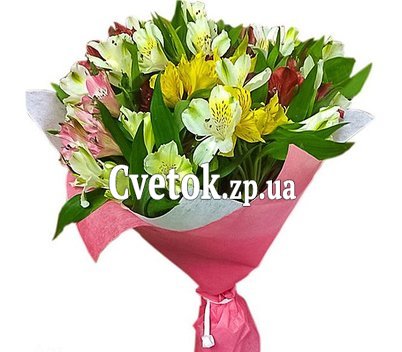 Букет из альстромерии