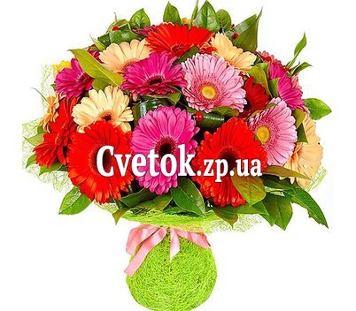 Букет из цветов герберы