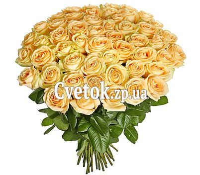 Букет из персиковых роз