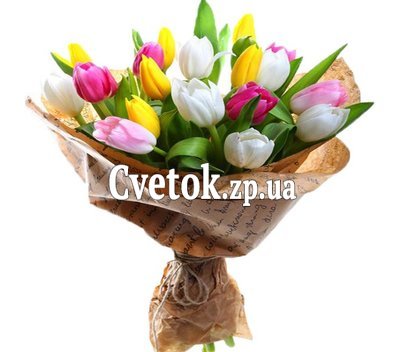 Букет из тюльпанов