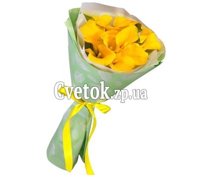 Букет из желтых калл