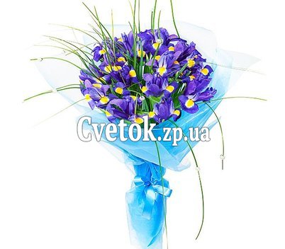 Букет с ирисами