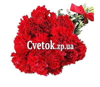 Букет с красной гвоздикой