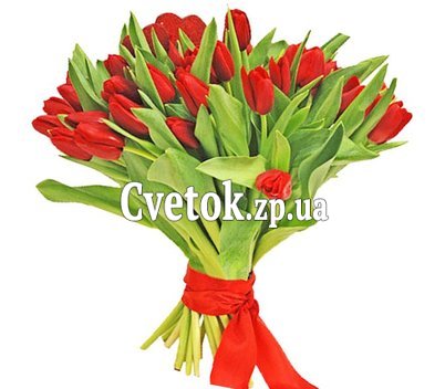 Букет с тюльпанами