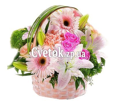 Цветочная корзина для любимой