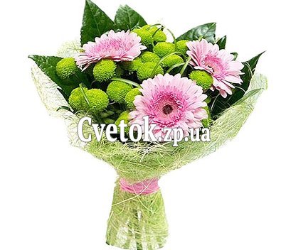 Интересный букет цветов