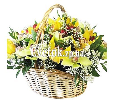 Композиция в корзине