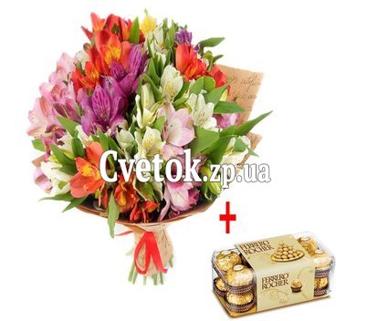 Конфеты и цветы