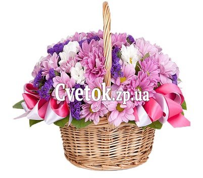 Корзина цветов для девочки