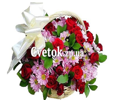 Корзина цветов для папы