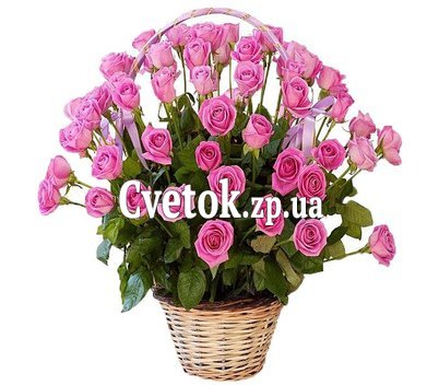 Корзина цветов для жены