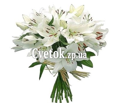 Красивый букет лилий