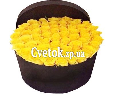 Huge box of yellow roses