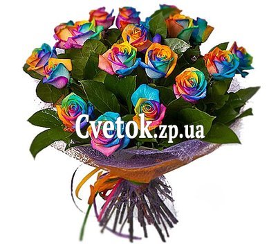 Імпортні троянди в довгій коробці