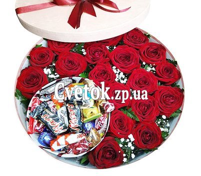 Розы и конфеты