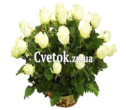 Розы в корзинке