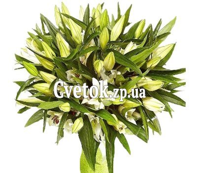 Шикарный букет лилий