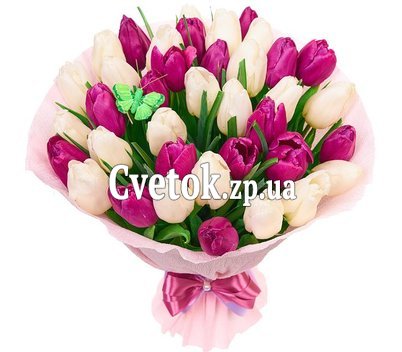 Tulips with delivery