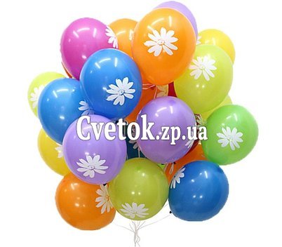 25 шаров с узором