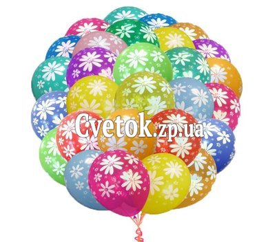 35 шаров с рисунком