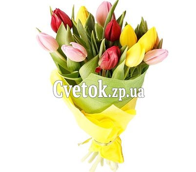 Букет из 11 тюльпанов
