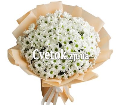 Букет из 25 хризантем