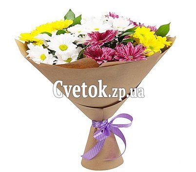 Букет из хризантем