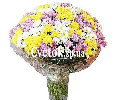 Букет из хризантемы