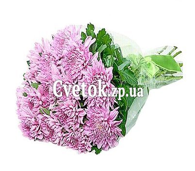 Букет из крупных хризантем
