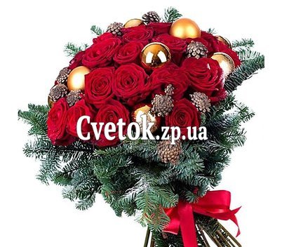 Букет новогодний с шишками