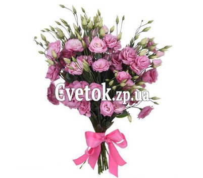 Букет розовых эустом