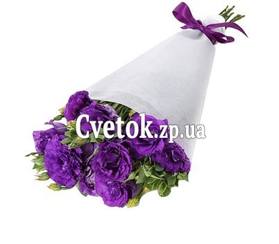 Букет синих эустом