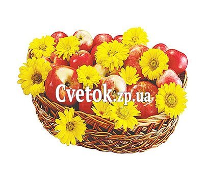 Цветочно фруктовая композиция