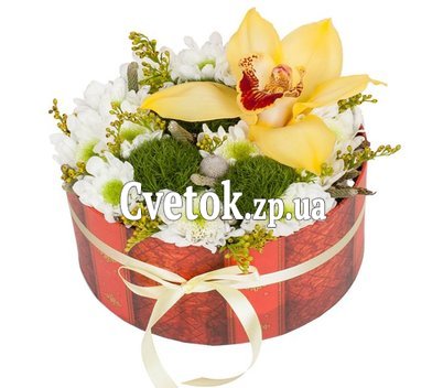 Цветы в коробке купить недорого